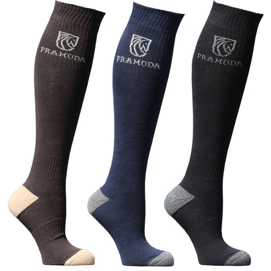 3 Pack Horse Riding Sports Socks for Men and Women - Made in Turkey