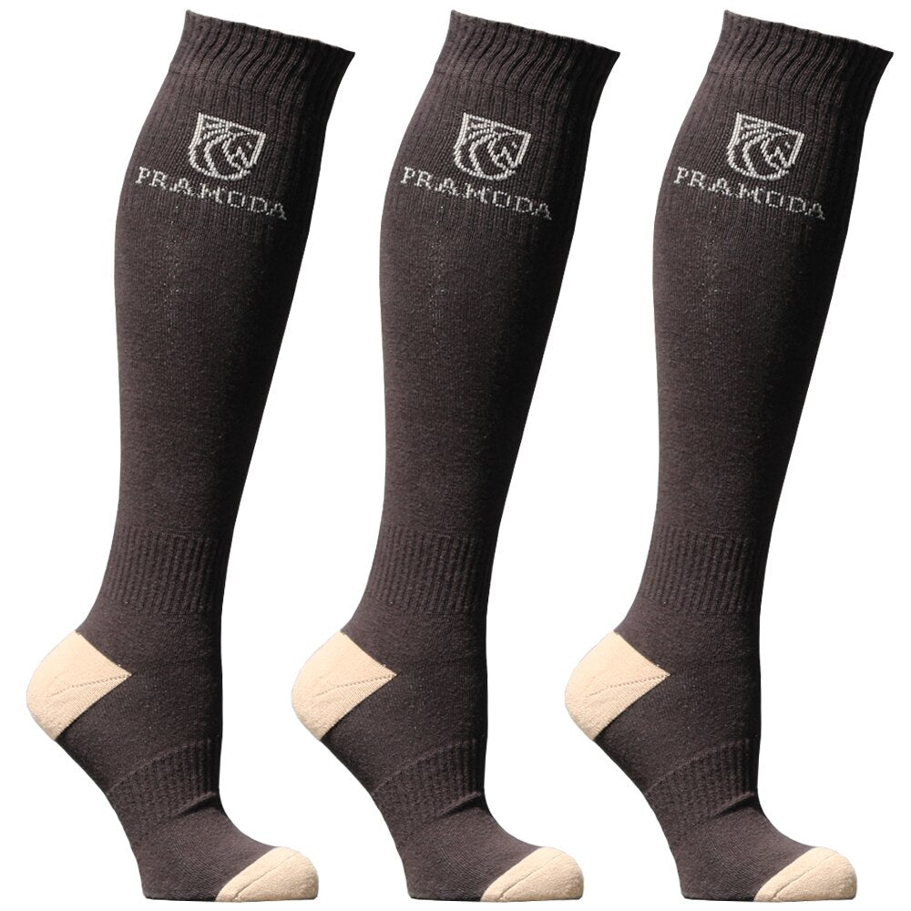 3 Pack Horse Riding Sports Socks for Men and Women - Made in Turkey