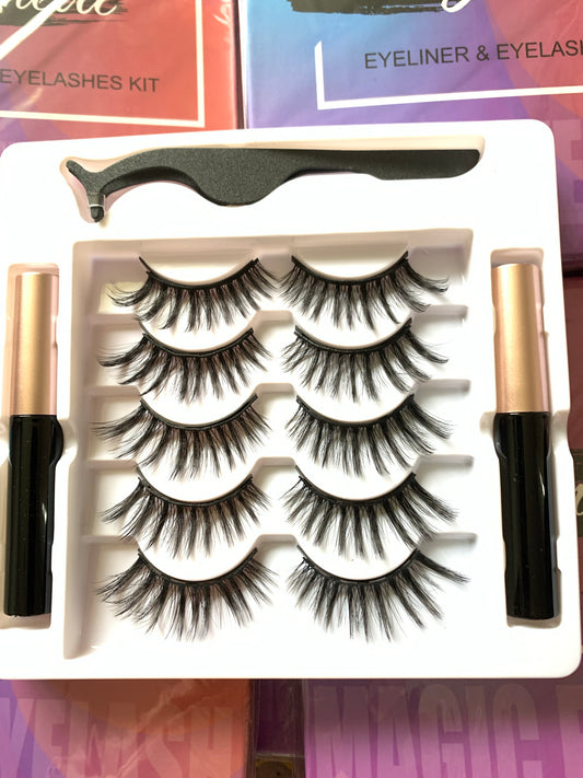 Magnetic Eyelashes Y-12 Set High Quality