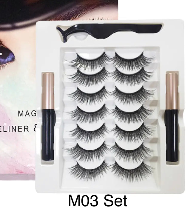 USA 7x Magnetic Eyelashes Sets