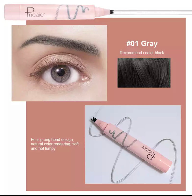 3D Microblading Eyebrow Pen Waterproof Fork Tip