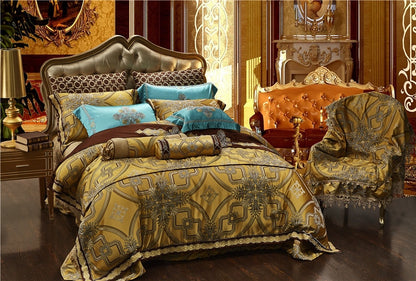 Luxury with a Golden Royal Edge 10 Piece Bedding Set - SOLD OUT