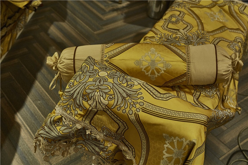 Luxury with a Golden Royal Edge 10 Piece Bedding Set - SOLD OUT