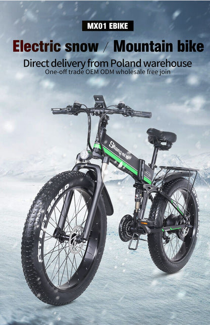 Foldable Electric eBike 1000W - MX01