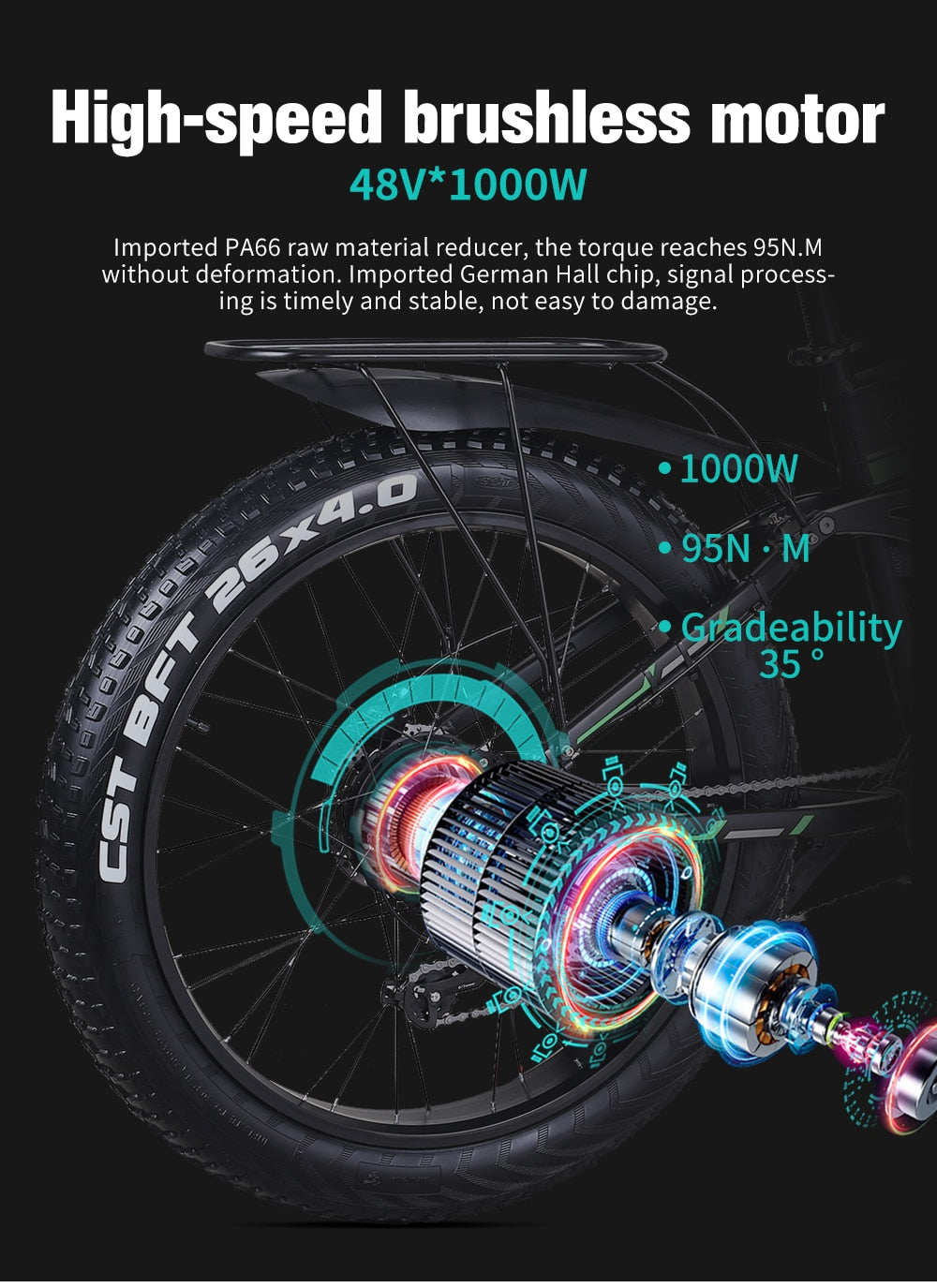 Foldable Electric eBike 1000W - MX01