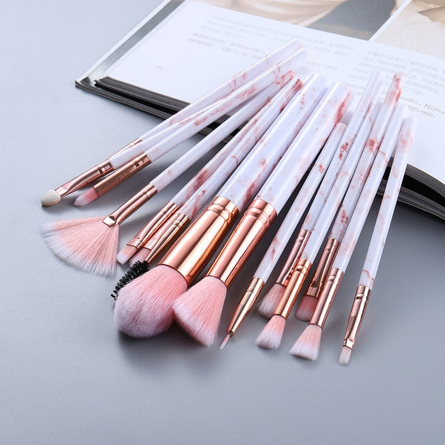 Makeup Brushes Travel Size Sets - Plastic Handle