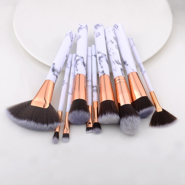 Makeup Brushes Travel Size Sets - Plastic Handle