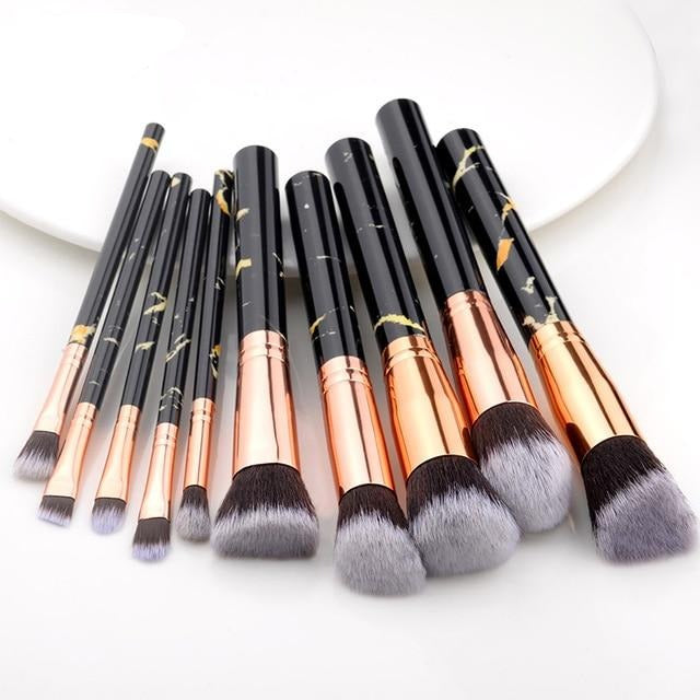 Makeup Brushes Travel Size Sets - Plastic Handle