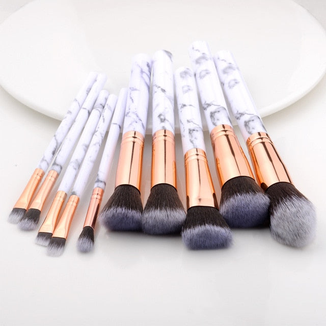 Makeup Brushes Travel Size Sets - Plastic Handle
