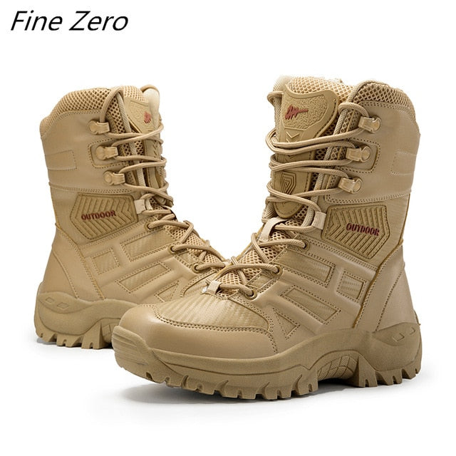 Mens Leather Hunting Boots - Waterproof