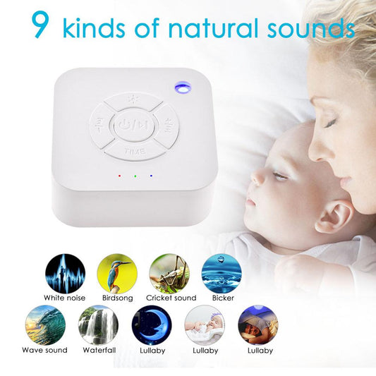 White Noise Machine USB Rechargeable with Timer