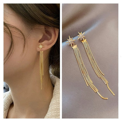 Cute Long Butterfly Earrings