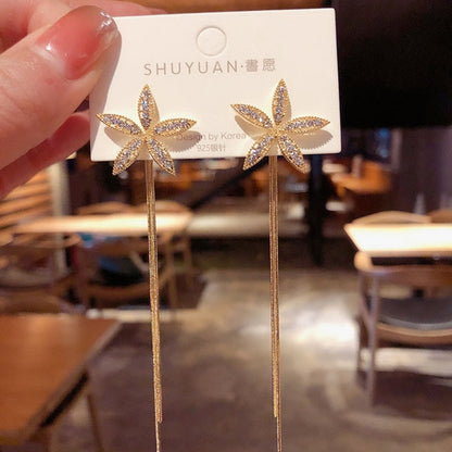 Cute Long Butterfly Earrings