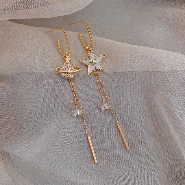 Cute Long Butterfly Earrings