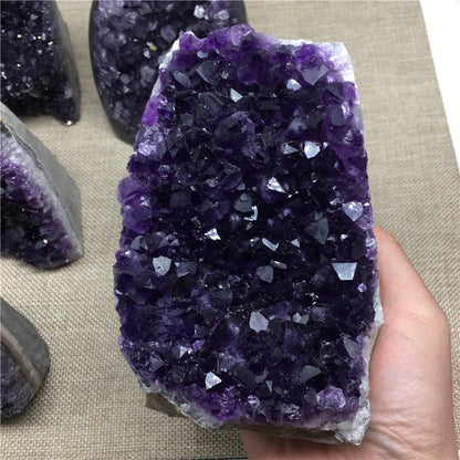 Natural Uruguay Amethyst Quartz Crystal Cluster