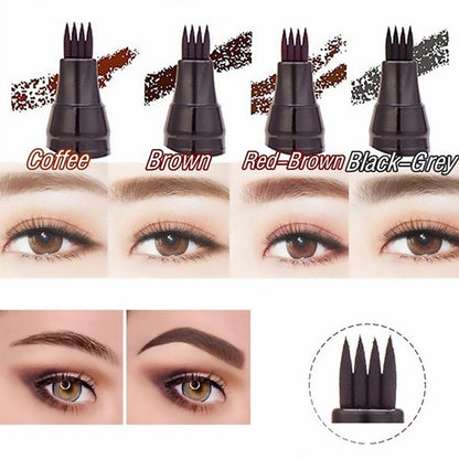 Eyebrow Pen Waterproof with Fork Tip