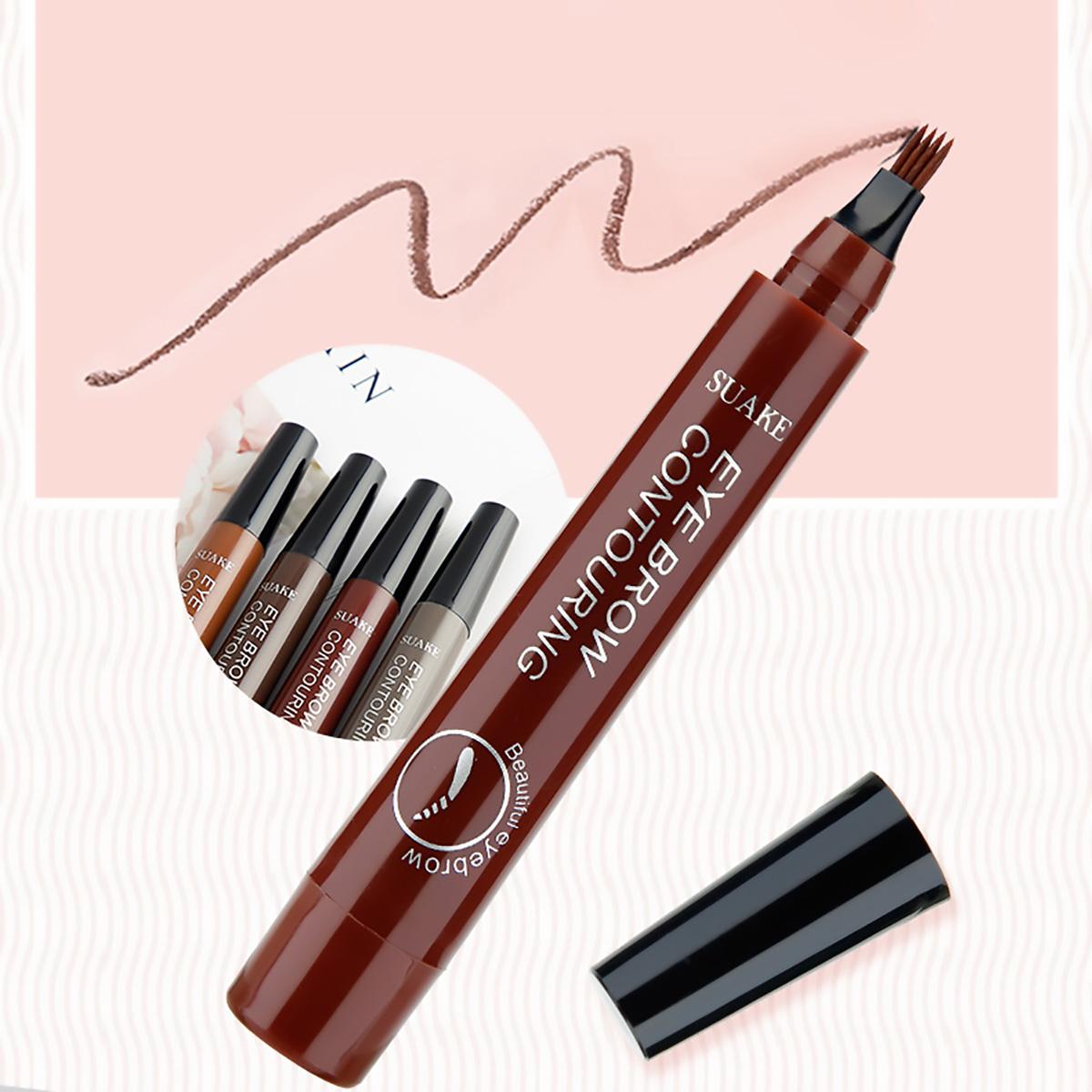 3D Microblading Eyebrow Pen Waterproof Fork Tip