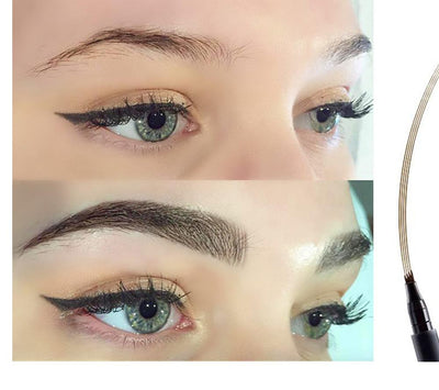3D Microblading Eyebrow Pen Waterproof Fork Tip