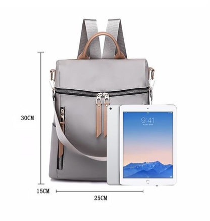 Casual Womens Multi-function Backpack High Quality PU Leather