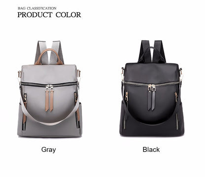 Casual Womens Multi-function Backpack High Quality PU Leather