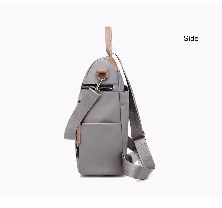 Casual Womens Multi-function Backpack High Quality PU Leather