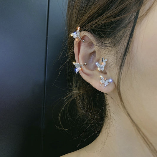 Cute Butterfly Earrings - Clip On