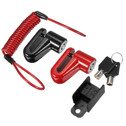 Electric Scooter Wheel Lock with Anti-Theft Steel Wire