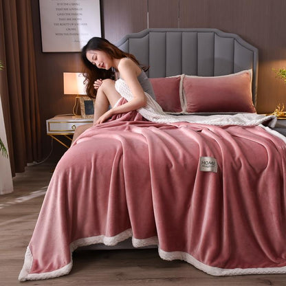 Soft Flannel blanket/ throw Luxury Bedding