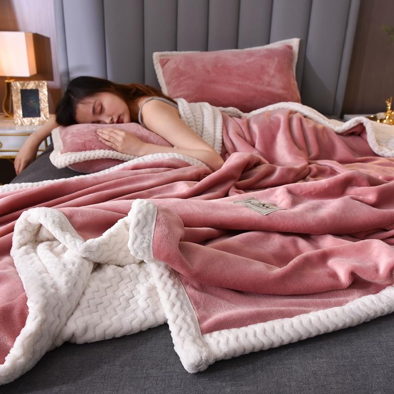 Soft Flannel blanket/ throw Luxury Bedding