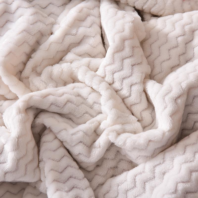 Soft Flannel blanket/ throw Luxury Bedding