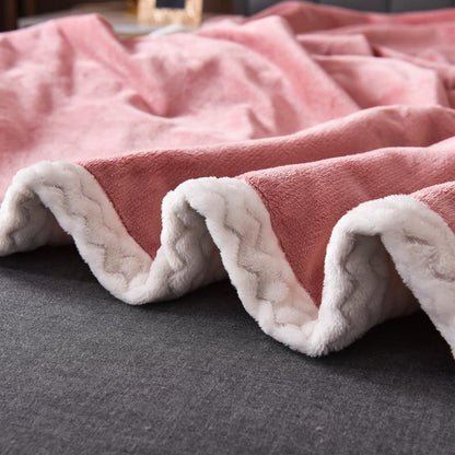 Soft Flannel blanket/ throw Luxury Bedding