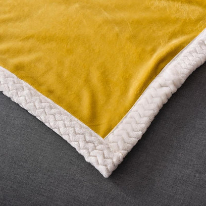 Soft Flannel blanket/ throw Luxury Bedding