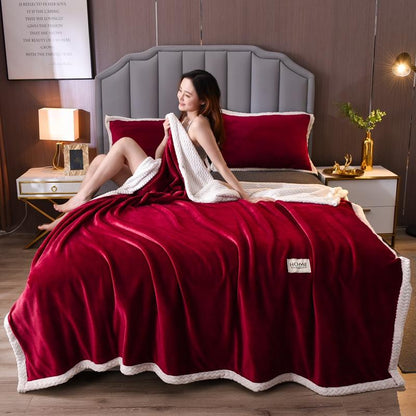 Soft Flannel blanket/ throw Luxury Bedding