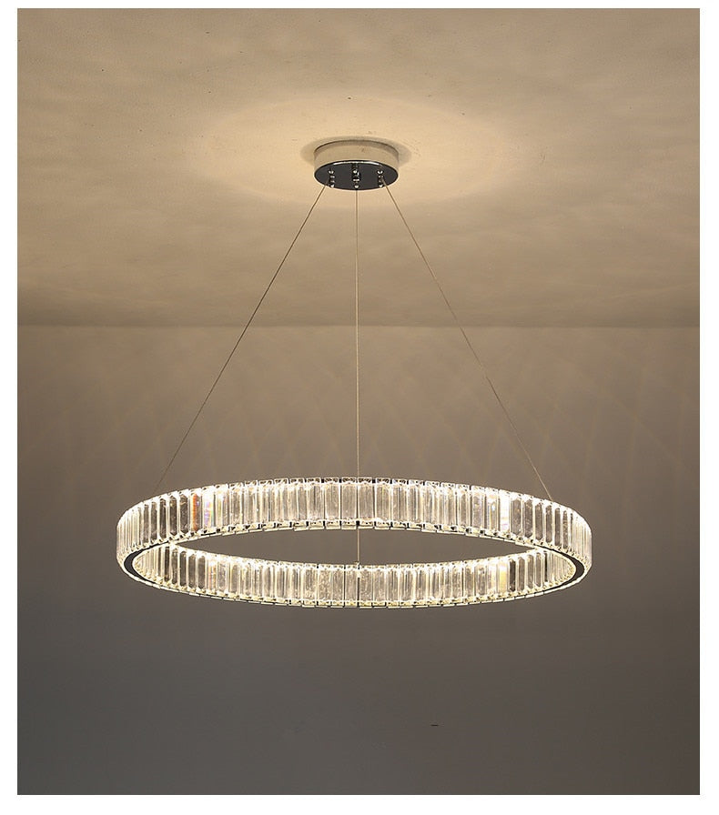 Modern Luxury Crystal Led Pendant Lighting - Dimmable