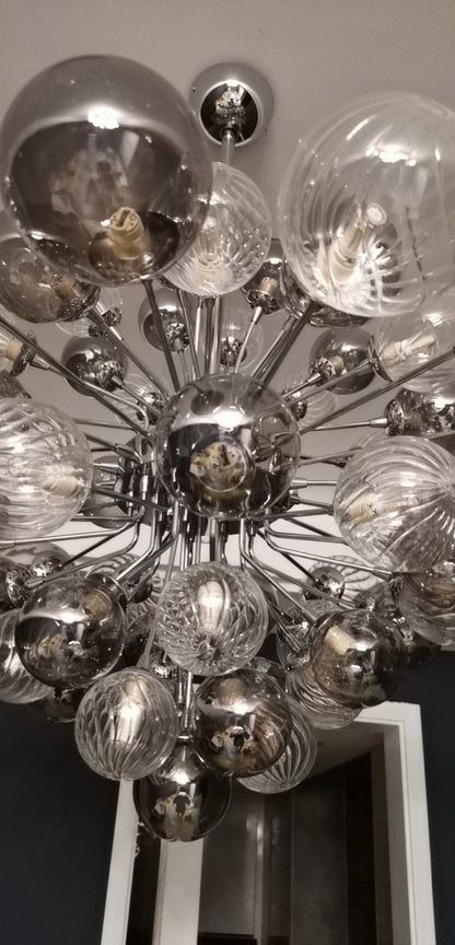 Modern Crystal Ball Chandelier