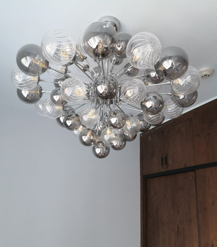 Modern Crystal Ball Chandelier