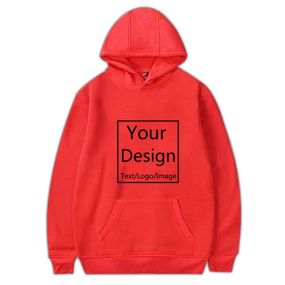 Custom Made Hoodies DIY Text or Logo or Image Print High Quality