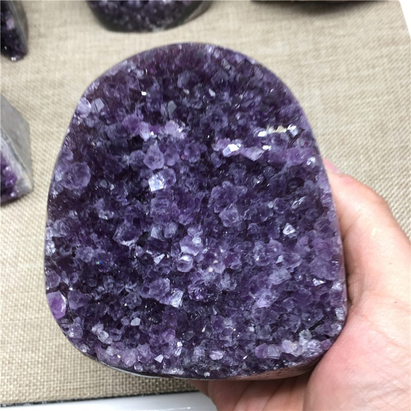 Natural Uruguay Amethyst Quartz Crystal Cluster