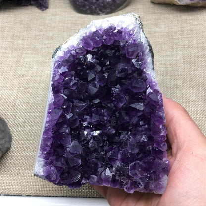 Natural Uruguay Amethyst Quartz Crystal Cluster