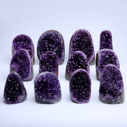 Natural Uruguay Amethyst Quartz Crystal Cluster