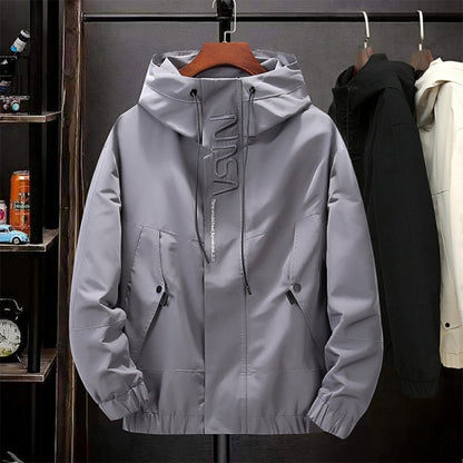 Men's Windbreaker Coat - Plus Sizes