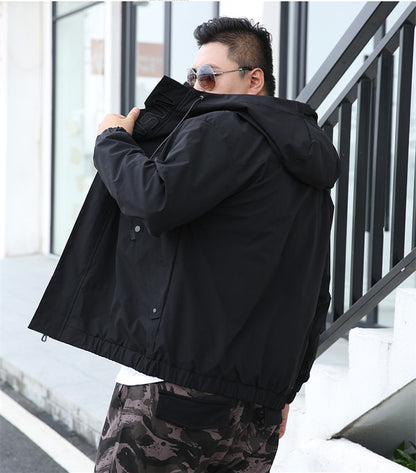 Men's Windbreaker Coat - Plus Sizes