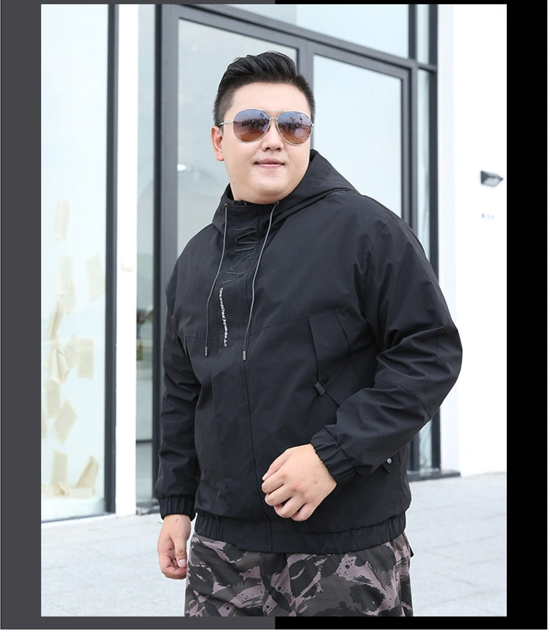 Men's Windbreaker Coat - Plus Sizes