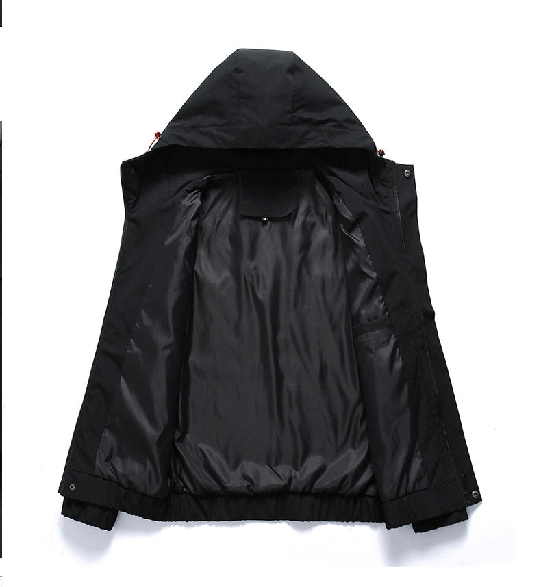 Men's Windbreaker Coat - Plus Sizes