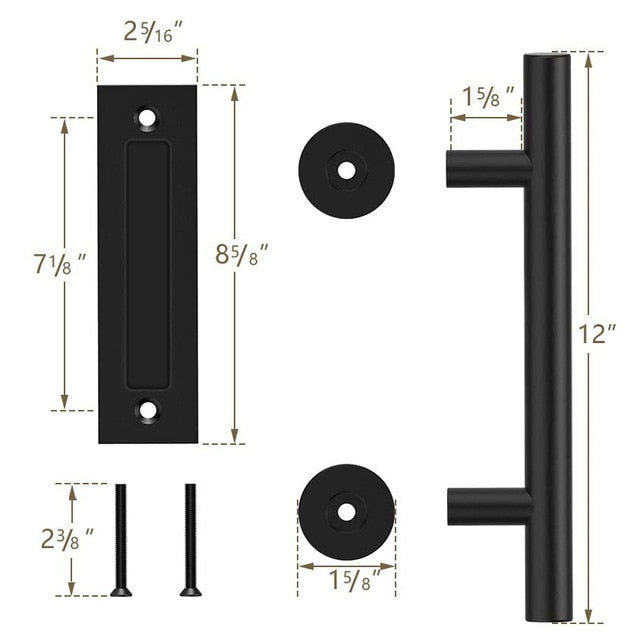 Interior Door Handles - Electroplated