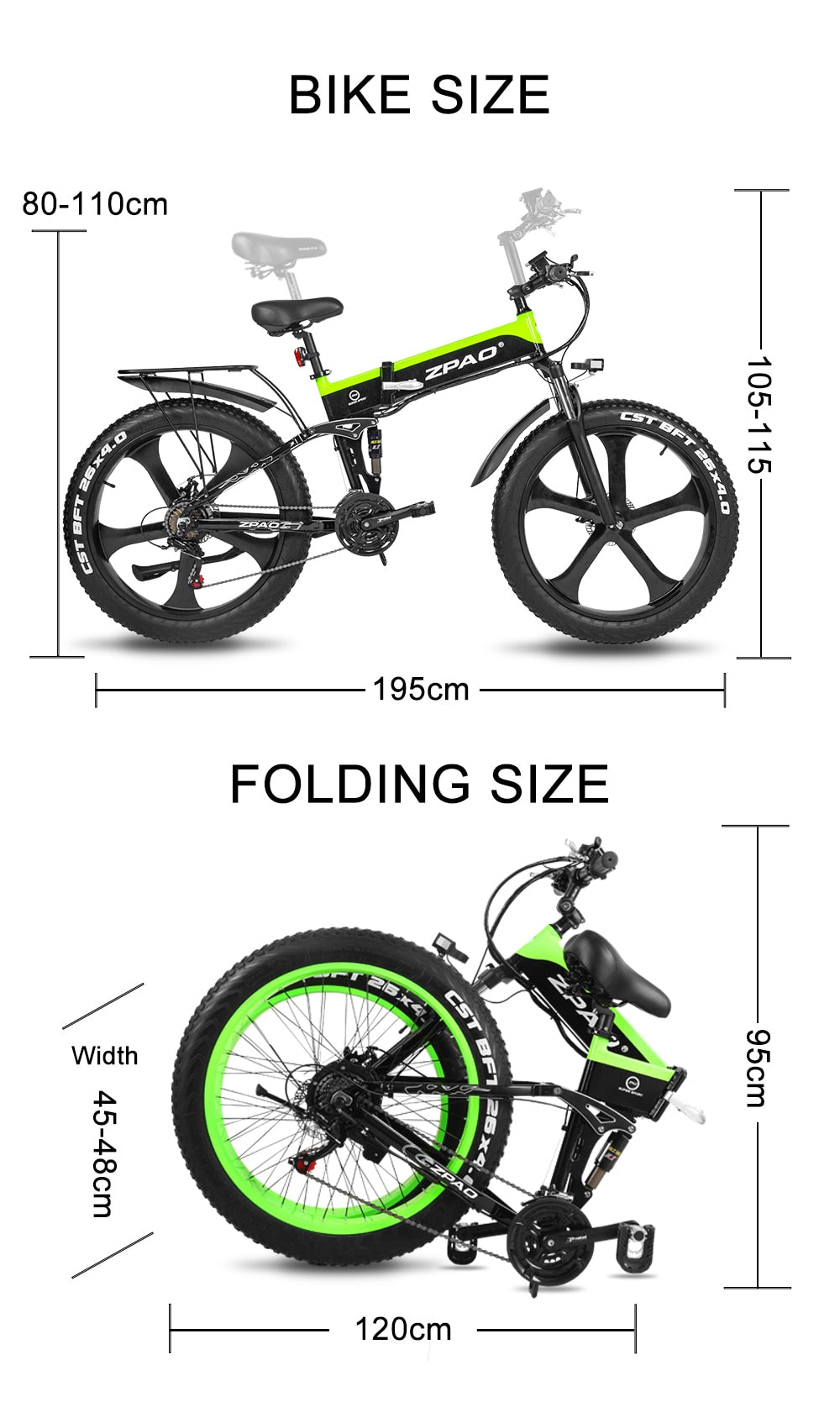 e-Bike 1000W Electric bicycle with fat tires