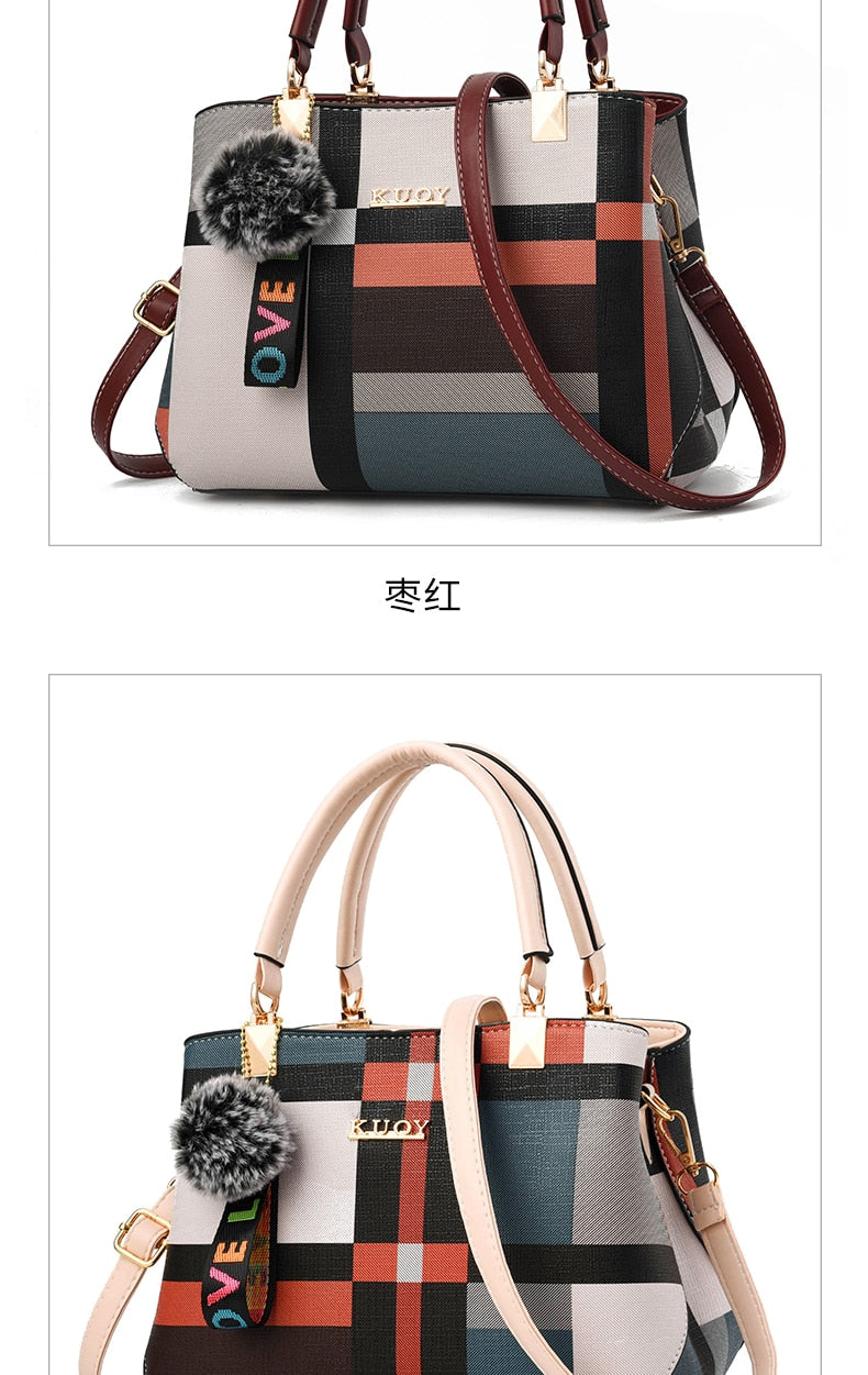 Ladies Patchwork Fashion Bag - Now Available