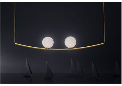 Modern LED Crystal Ring Chandelier