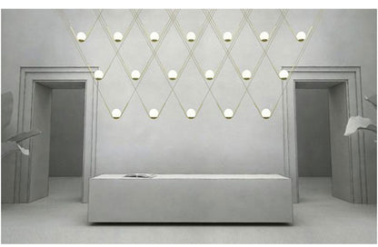 Modern LED Crystal Ring Chandelier