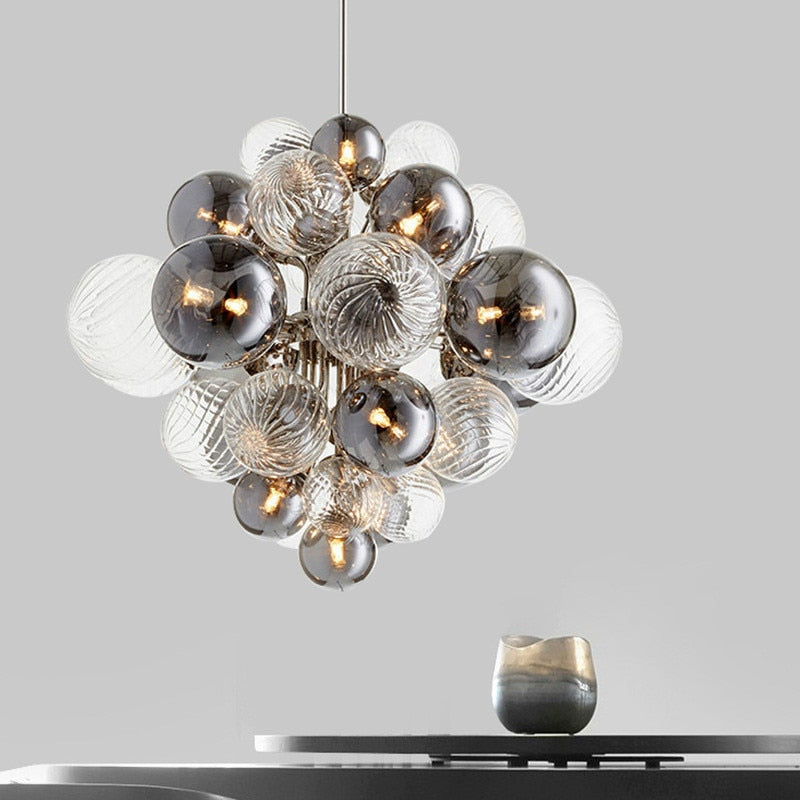 Modern Crystal Ball Chandelier